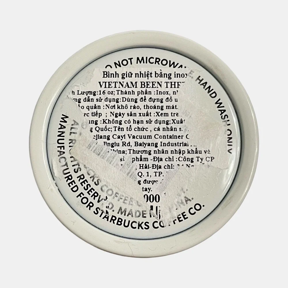 Starbucks Vietnam 16oz Been There Series Metal Travel Tumbler Coffee Collectible